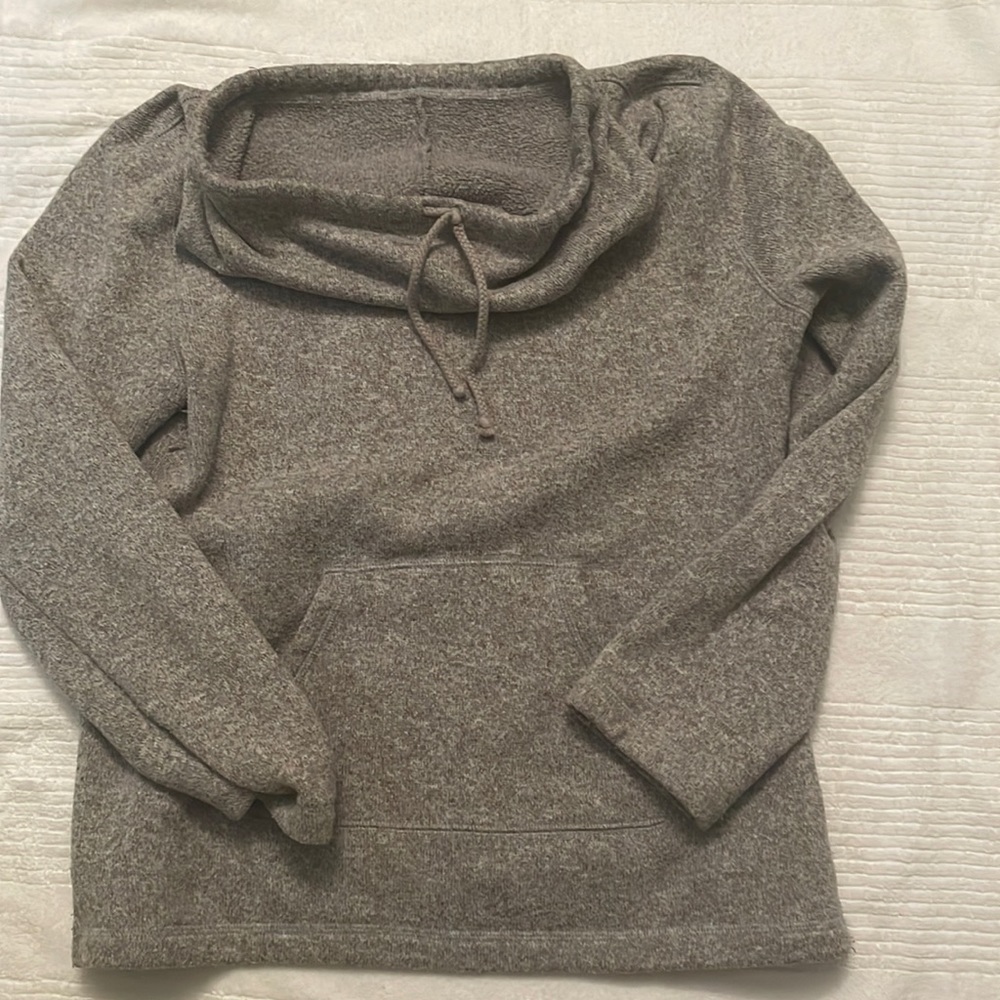 Eddie Bauer fleece lined sweater
